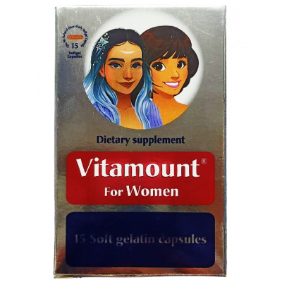 VITAMOUNT FOR WOMEN MULTIVITAMIN & MINERALS DIETARY SUPPLEMENT 15 SOFT GELATIN CAPSULES